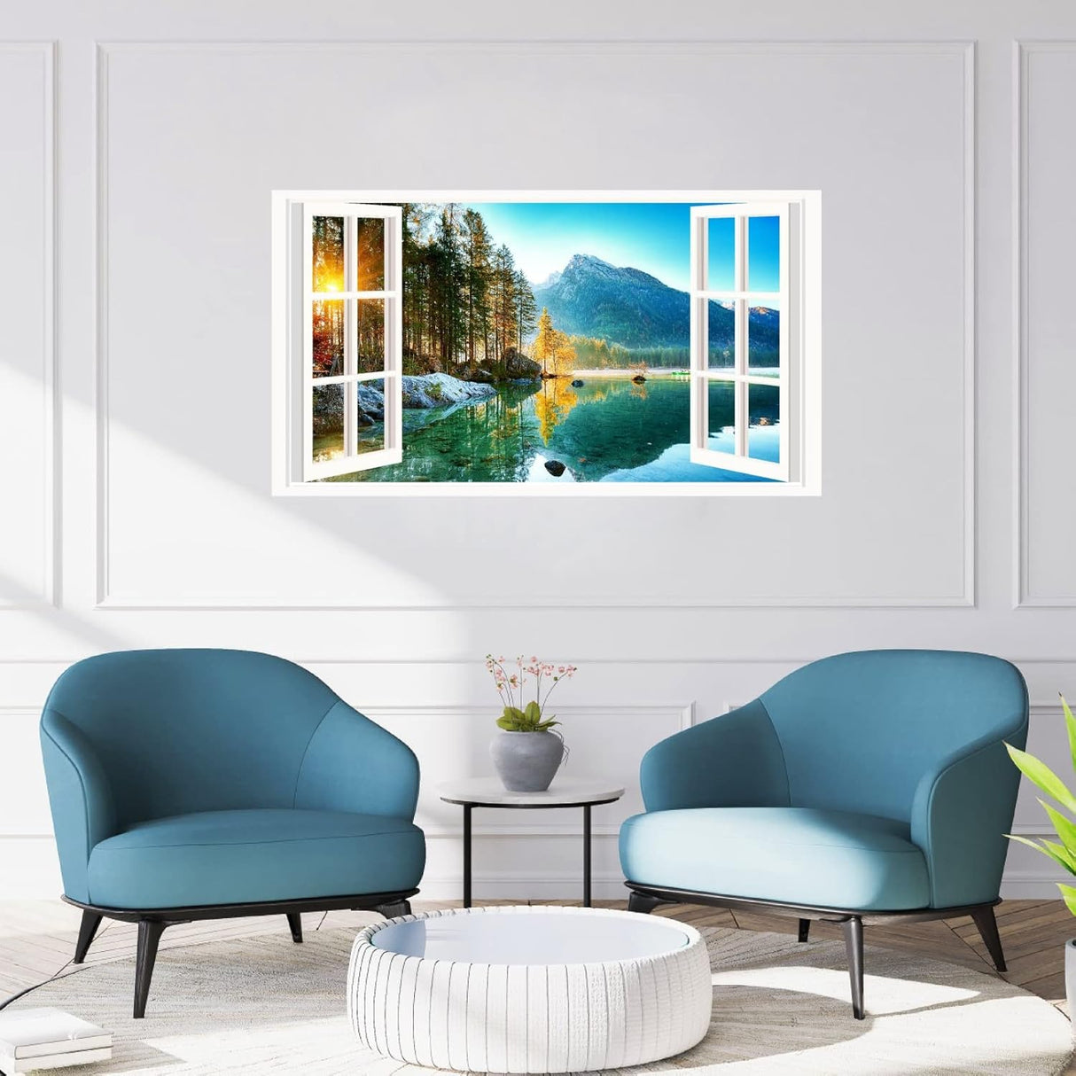 Pegatinas 3D Montaña - Vinilos Naturaleza, Decoración Habitaciones