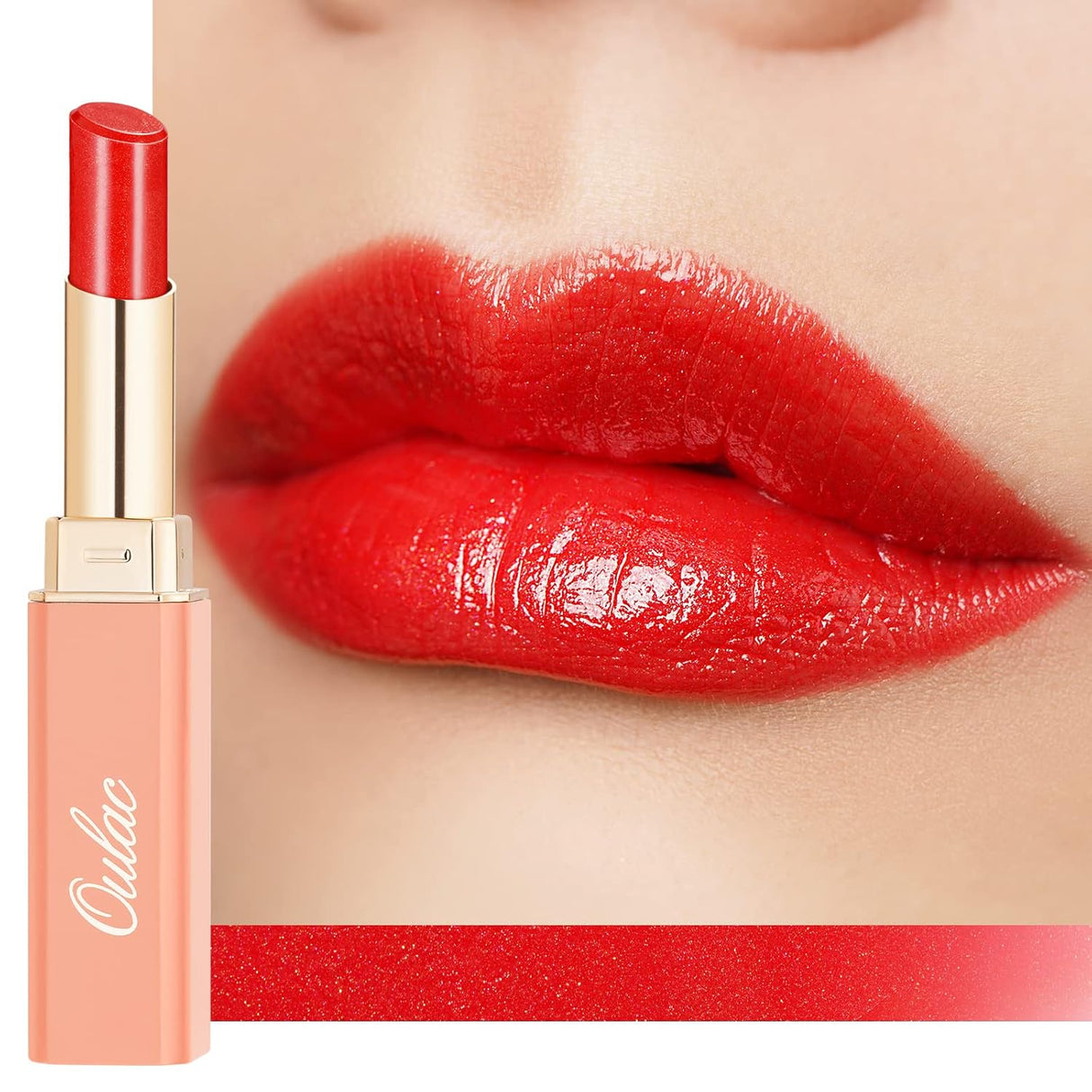 Labial Hidratante 2 en 1 con Brillo para Labios Secos y Agrietados