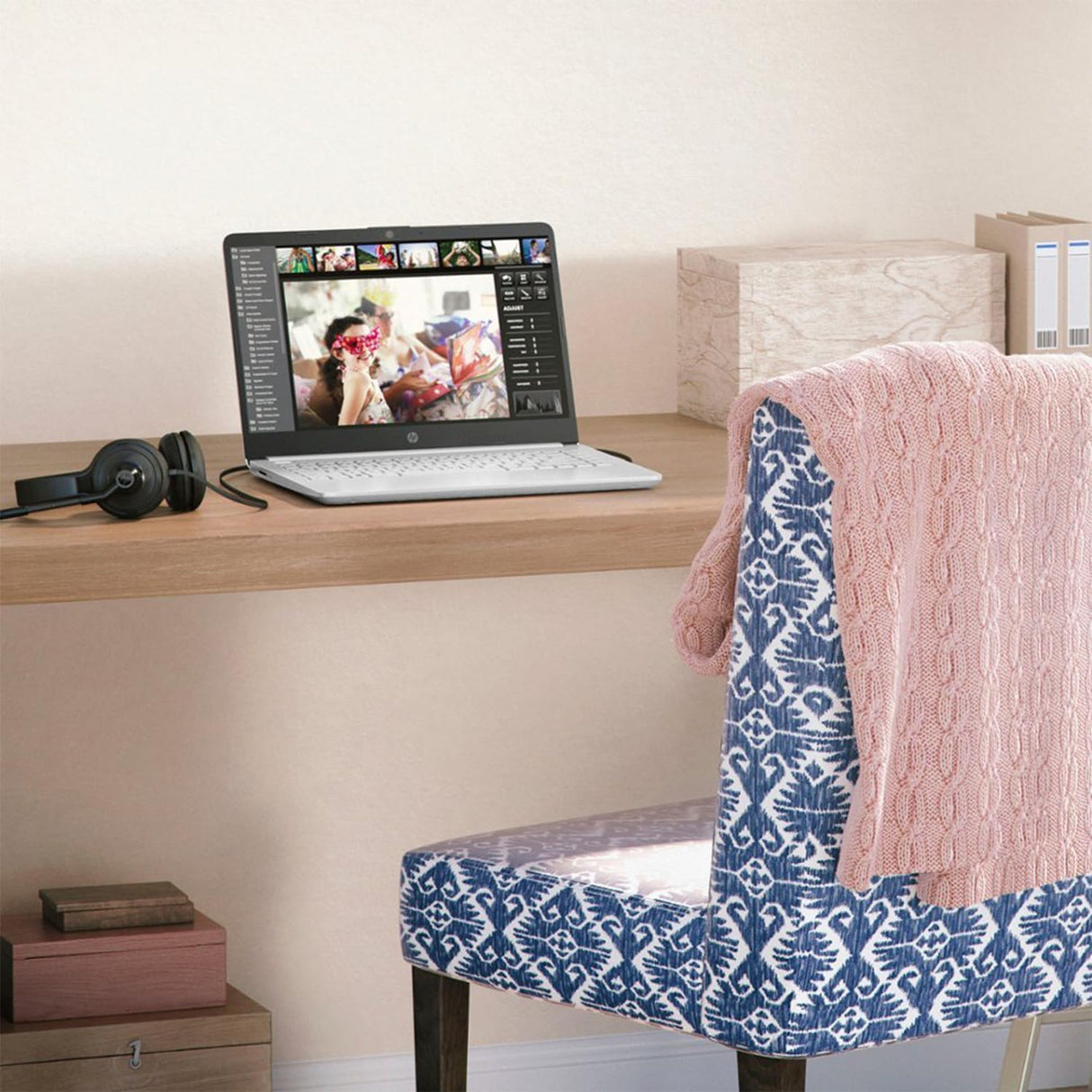 Laptop HP 14 HD, Intel N4120, 16GB RAM, 64GB eMMC, Windows 11