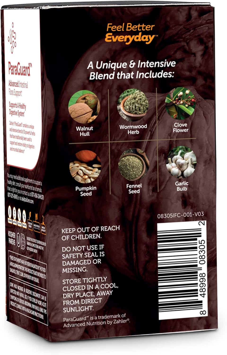 Cápsulas ParaGuard - Suplemento para Salud Intestinal Kosher