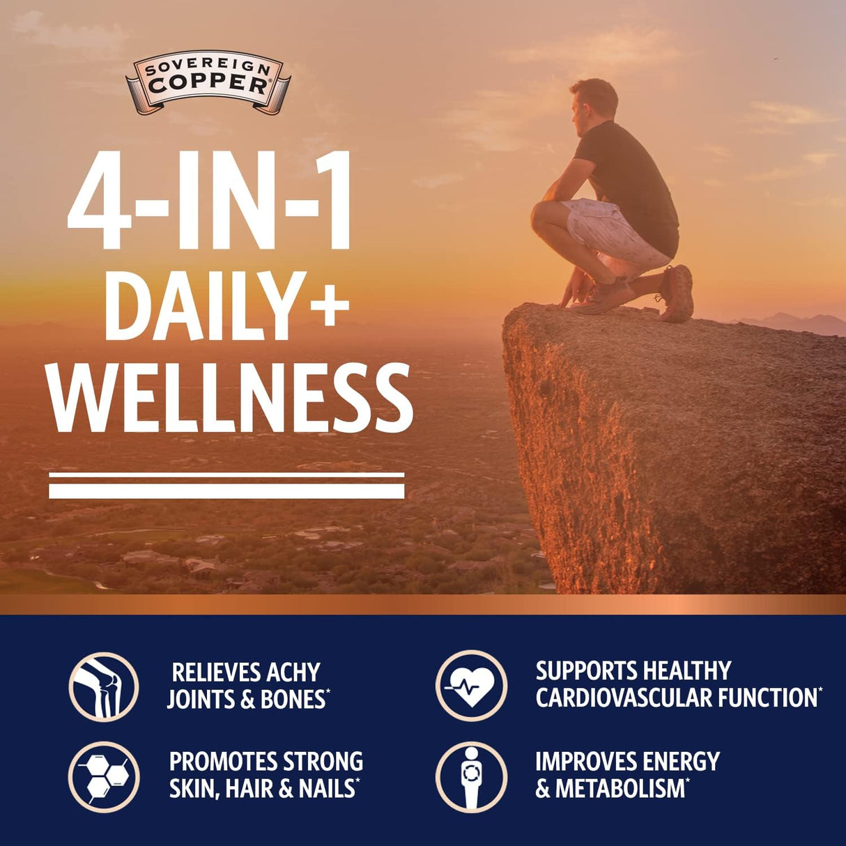 Suplementos Alimenticios de bienestar diario 4 en 1