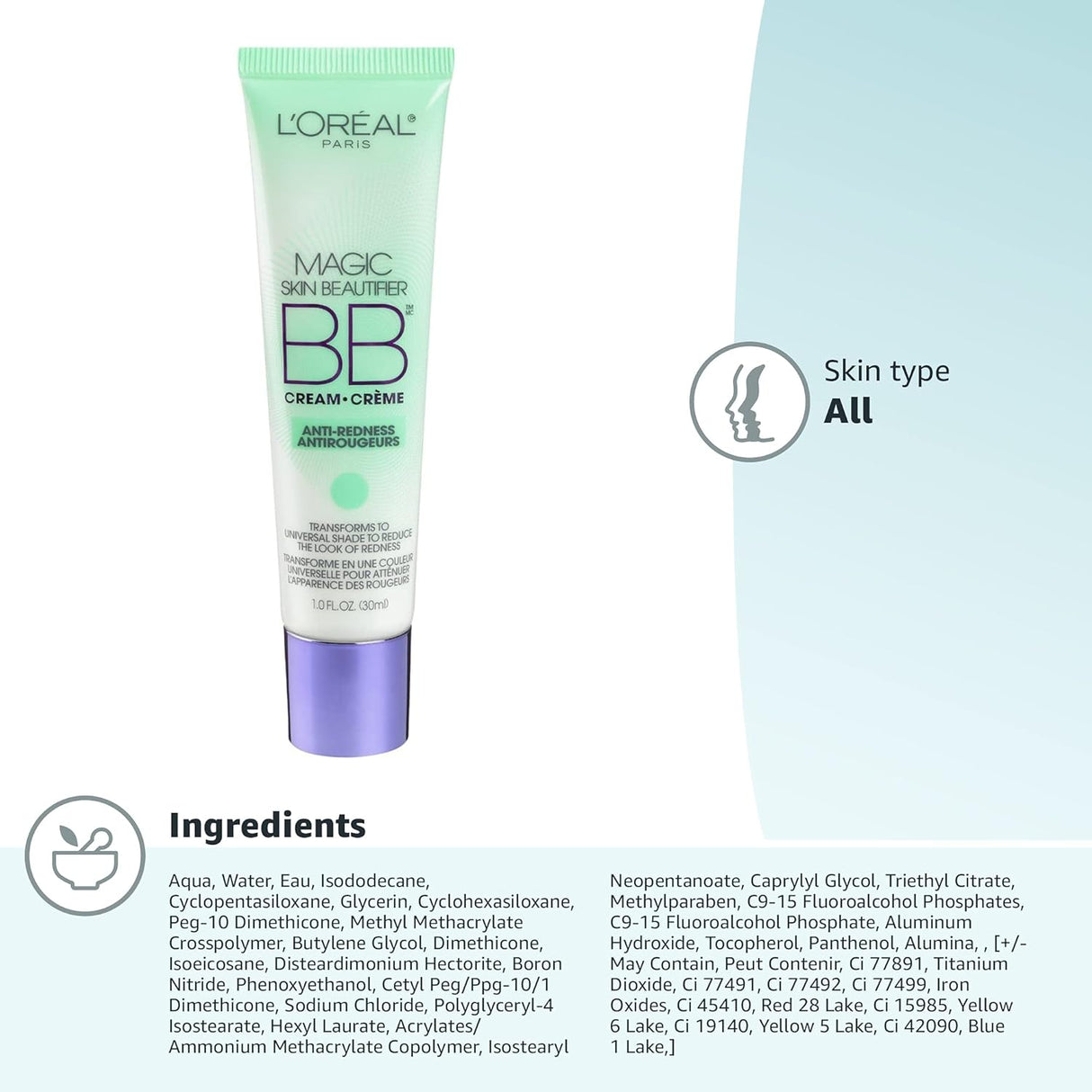 Cuidado Facial Crema BB para embellecimiento de la piel