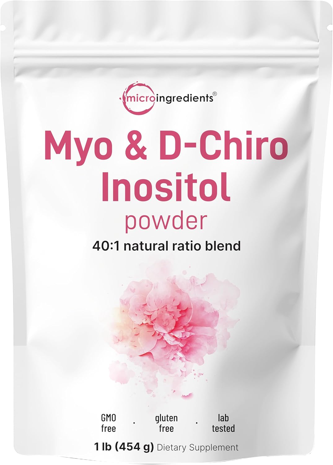 Myo-Inositol & D-Chiro Inositol Powder Micro Ingredientes 1lb