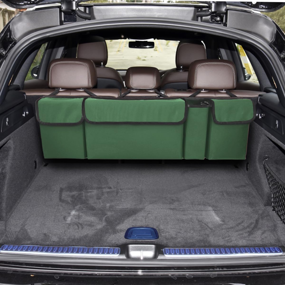 Organizador de Maletero BELOMI, Impermeable, Colapsable, 4 Bolsillos