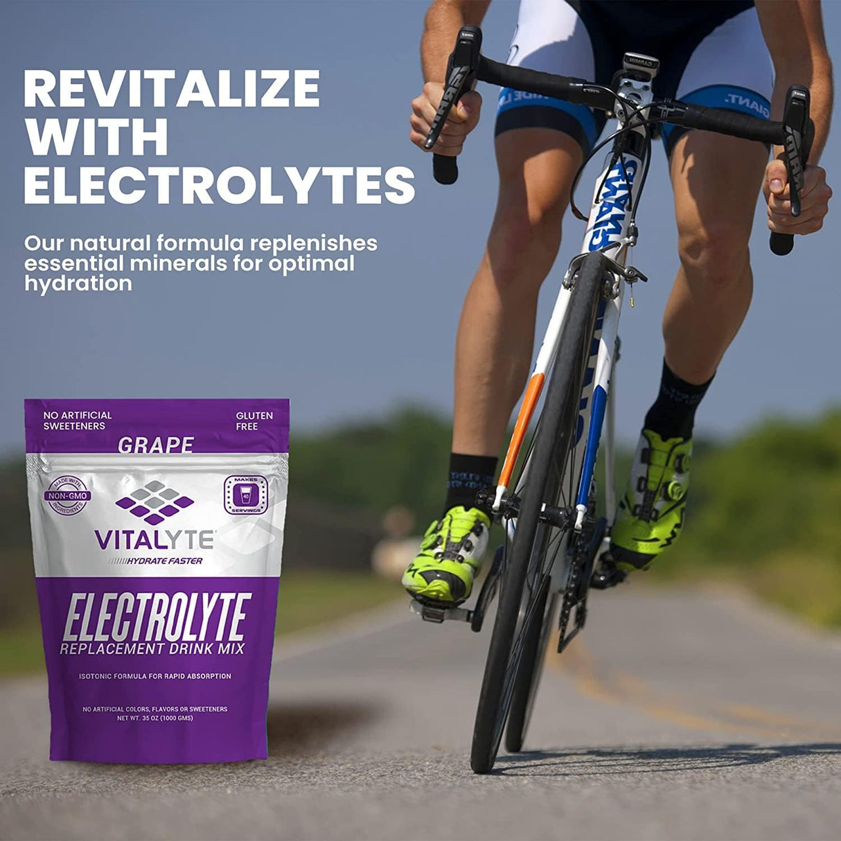 Mezcla Hidratante Vitalyte, Electrolitos Isotónicos, 6 Pack