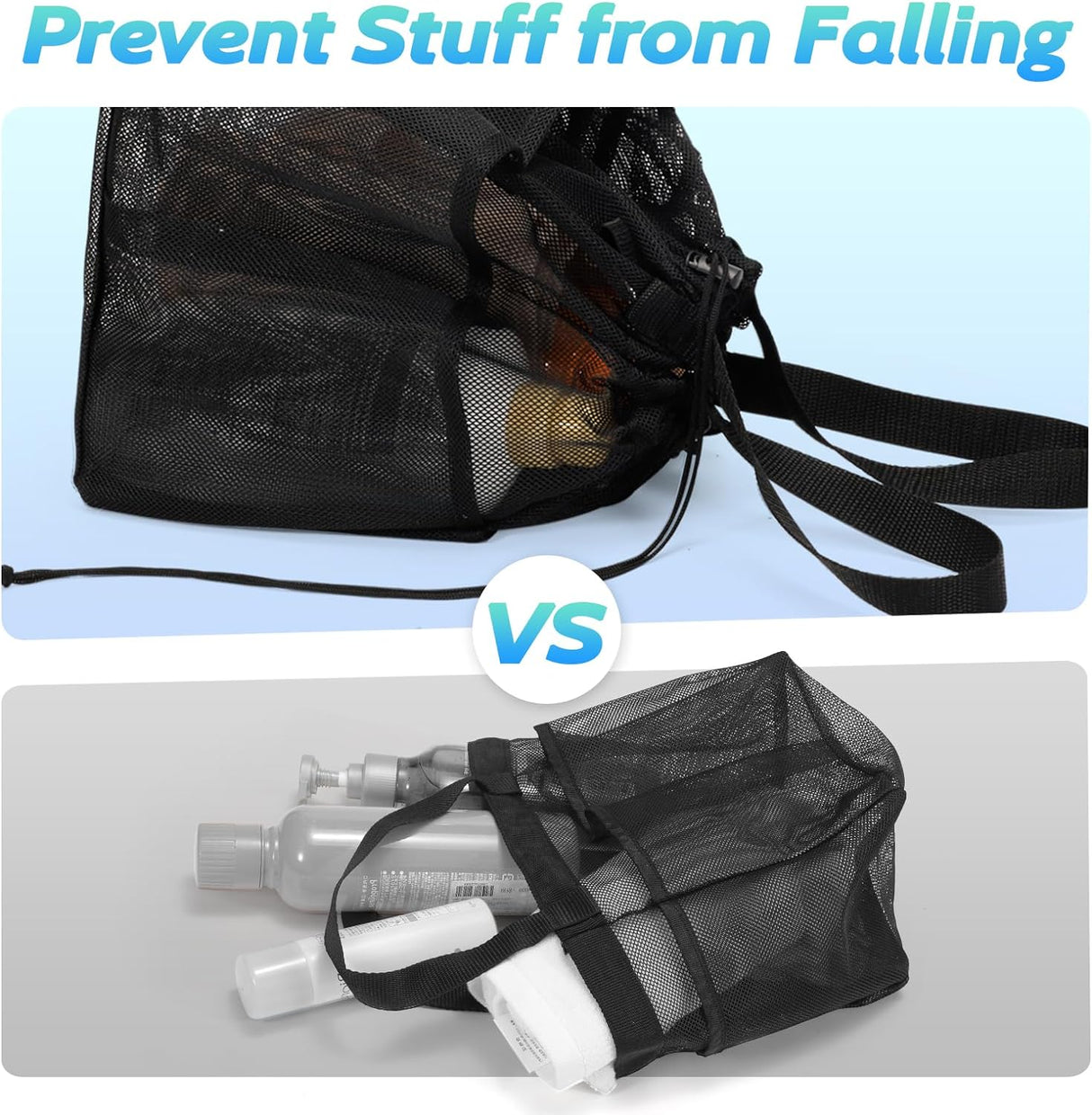 Caddy de Ducha Portátil con Cordón, Esencial para Dormitorio