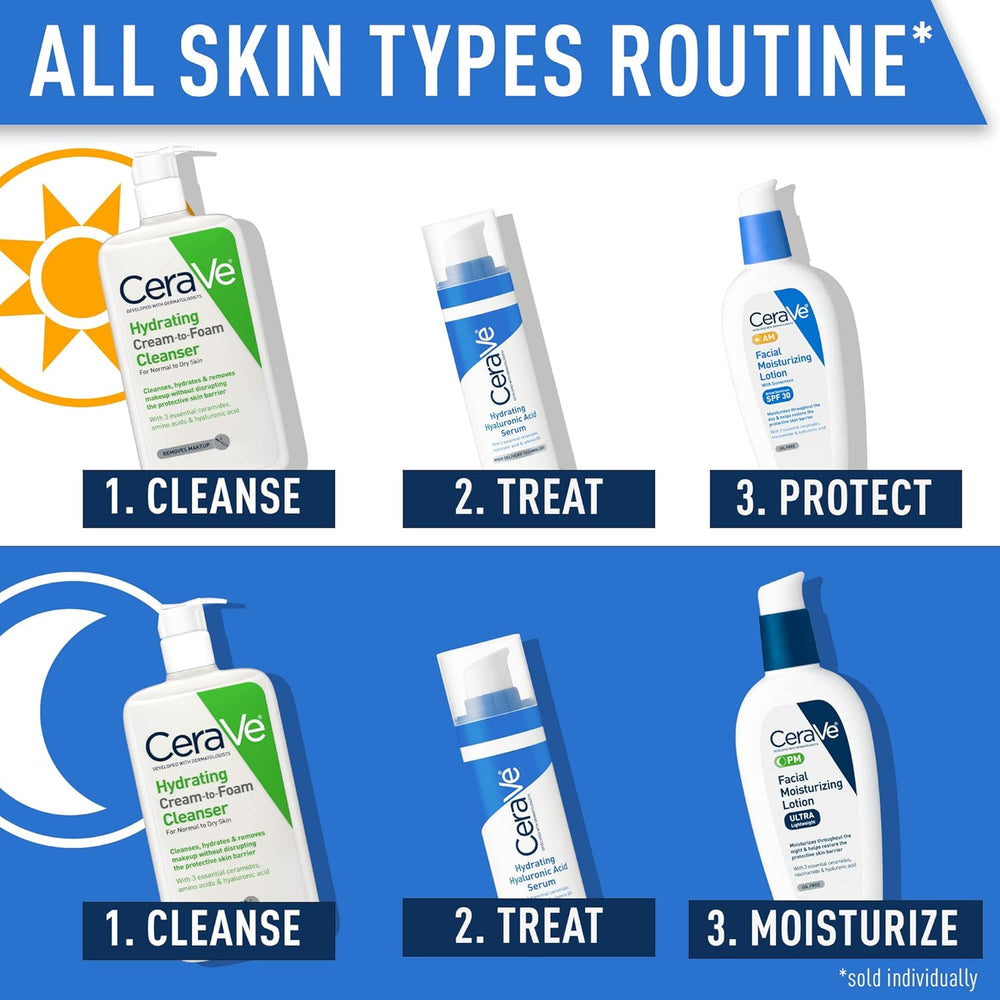 Suero de ácido hialurónico para la cara con vitamina B5