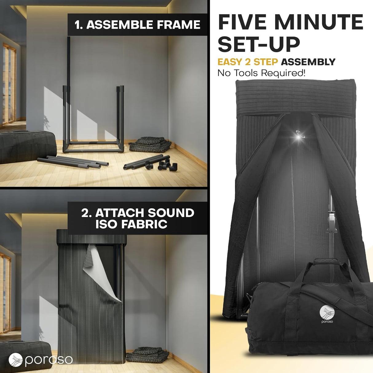 Cabina de Grabación OEM | Estudio Portátil | Aislamiento de Sonido