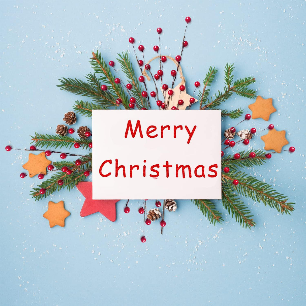 10 Pcs Berries Artificiales para Decoración Navideña, Rojo