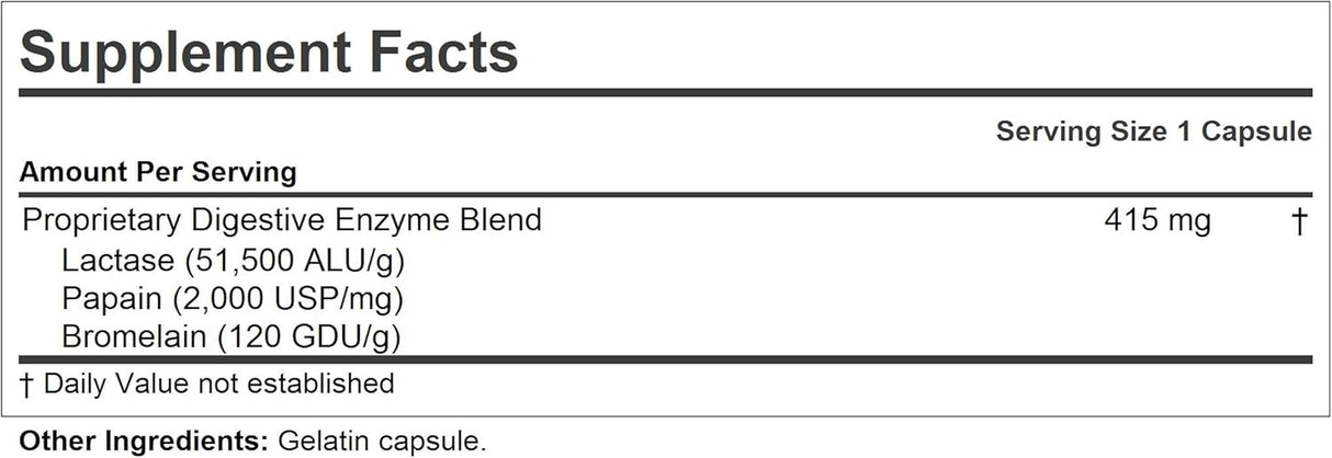 Suplementos Tolerancia a los lácteos y a la lactosa 240cap