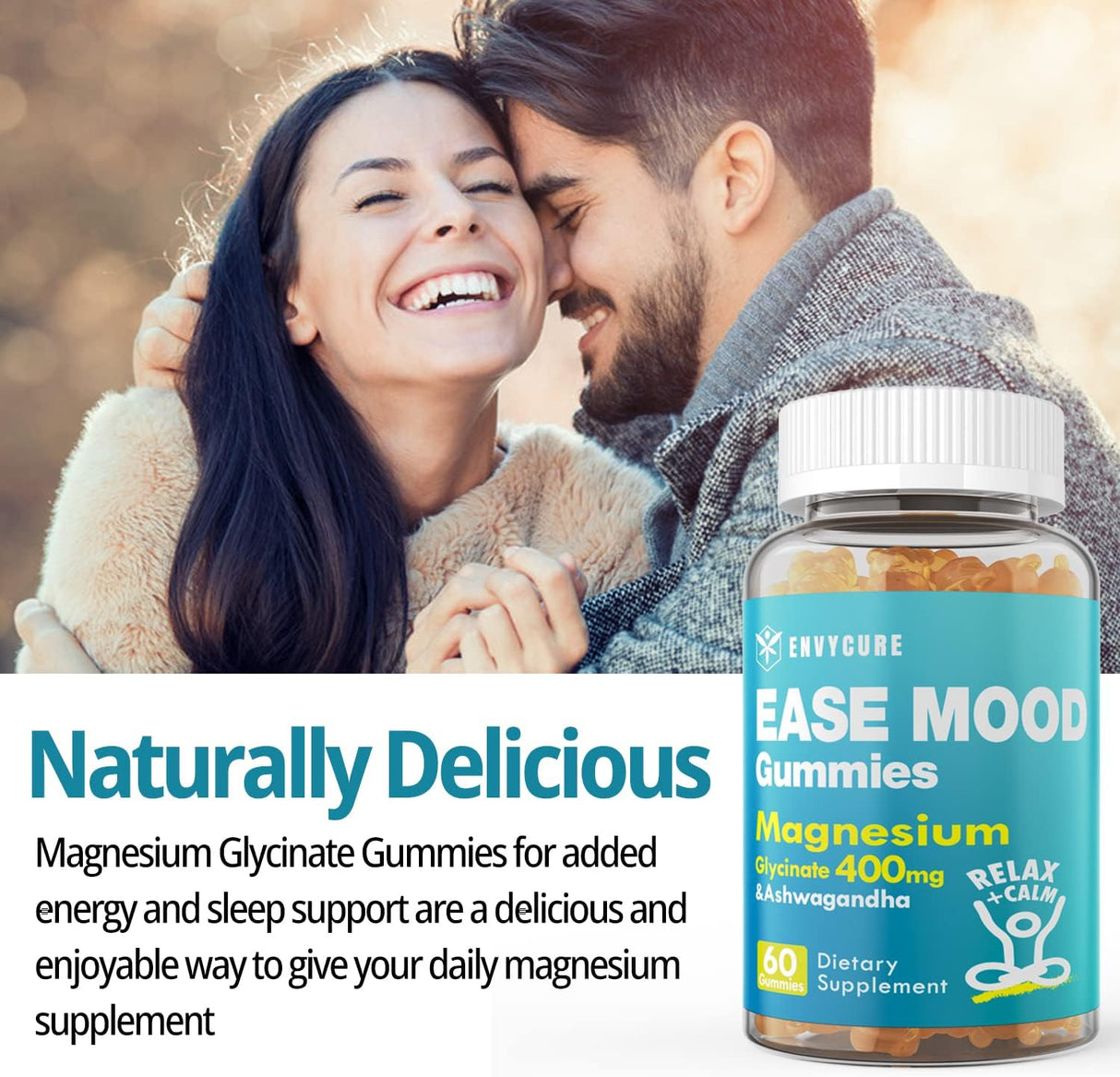 Suplemento Ashwagandha B1 B3 Rhodiola Rosea de magnesio 120u