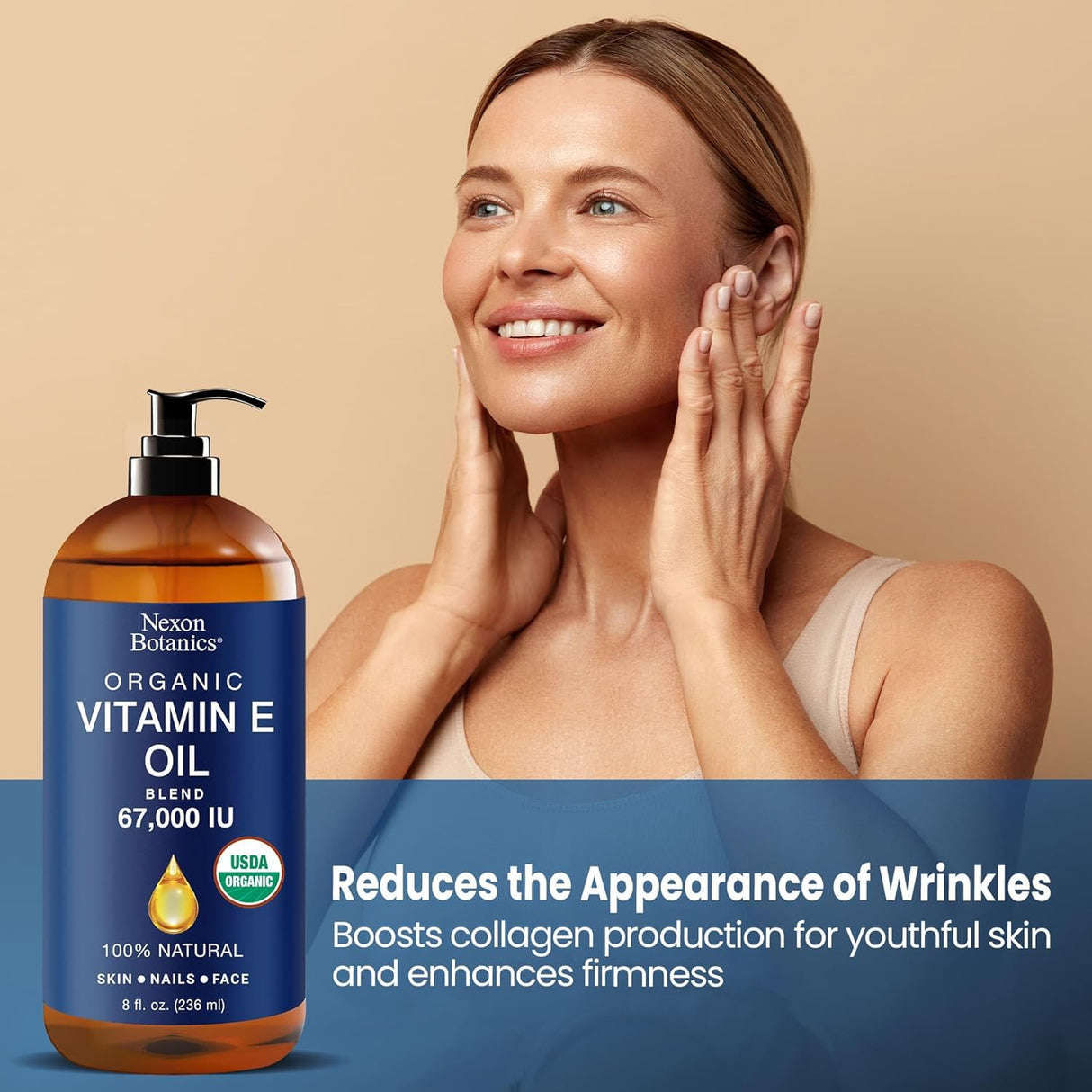 Aceite de Vitamina E Orgánico para Piel y Cicatrices