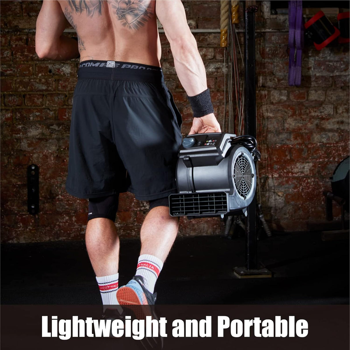 Ventilador de Suelo Vacmaster AM201R, 3 Velocidades, 550 CFM