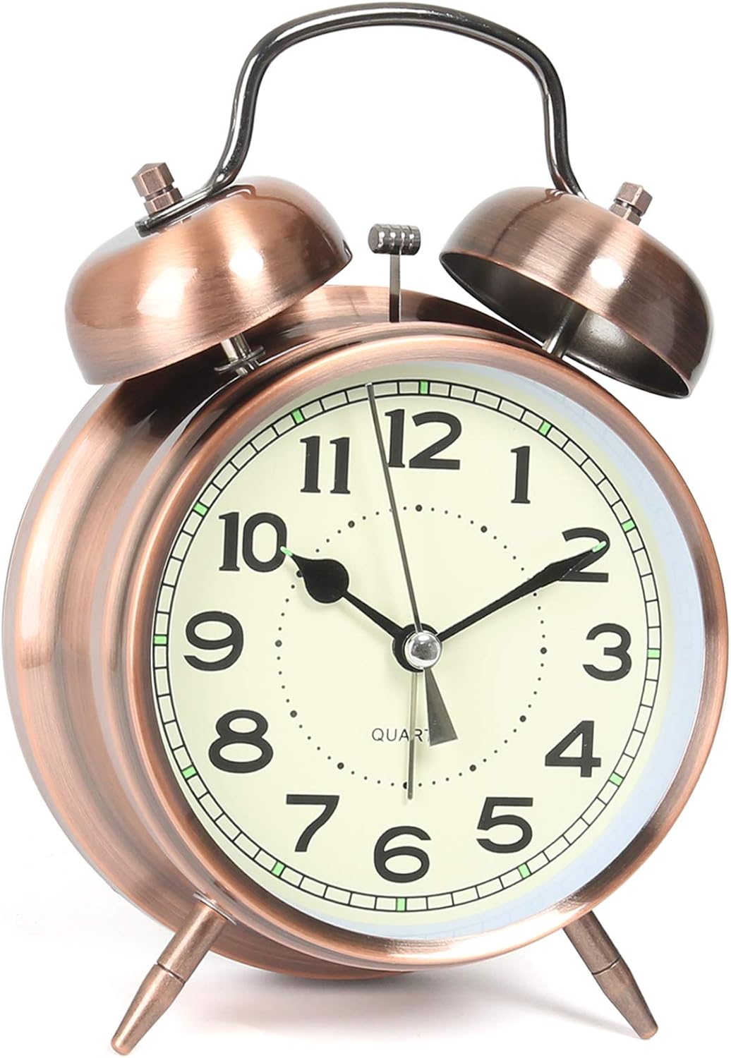 Reloj Despertador Super Ruidoso para Dormilones, 4" Silencioso