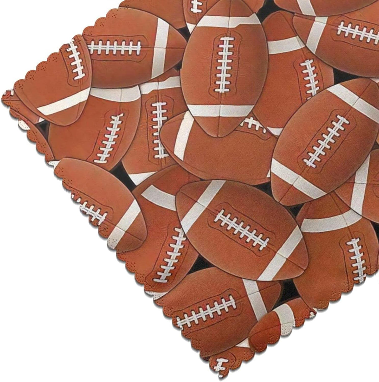 Manteles de mesa de fútbol, set de 6, antideslizantes, 12x18