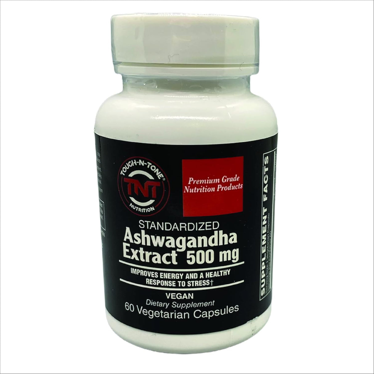 Extracto de Ashwagandha 500mg, cápsulas veganas, 60 cápsulas