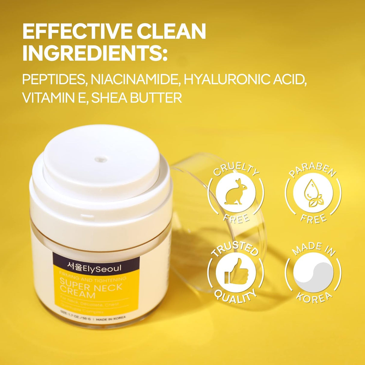 Crema coreana para el cuidado de la piel para el cuello