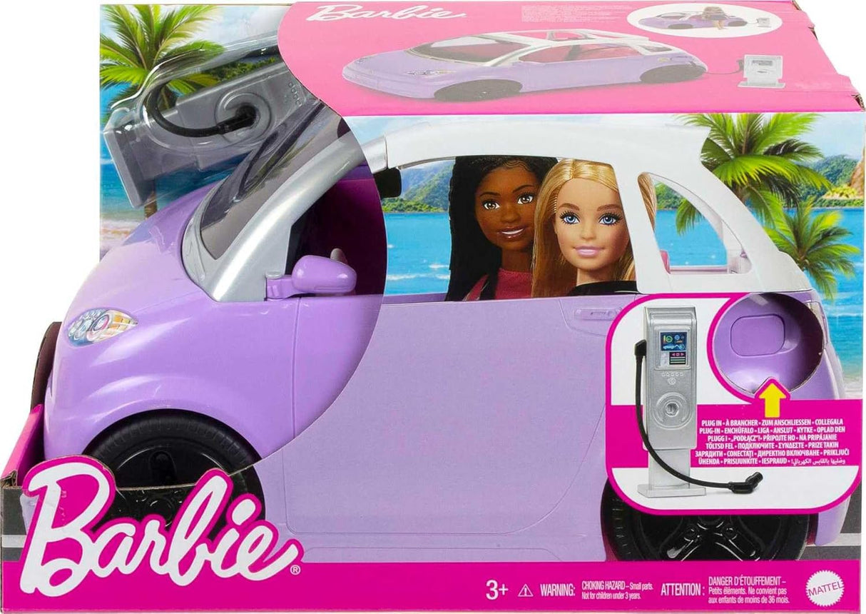 Accesorios Barbie, Coche Eléctrico 2 Plazas, Transformable