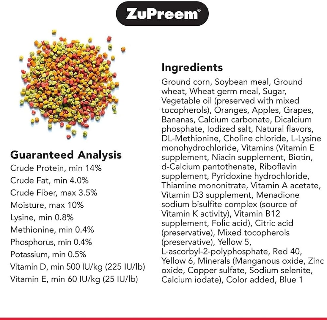 Alimento para pájaros pequeños 2 libras