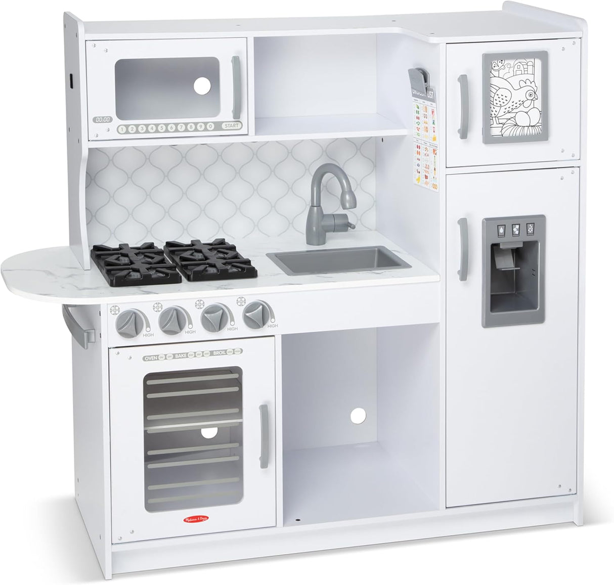 Cocina de Juguete de Madera Melissa & Doug con Dispensador de Hielo