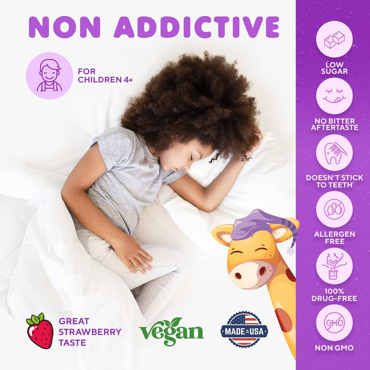 DR. MORITZ gomitas masticables para dormir mejor para niño