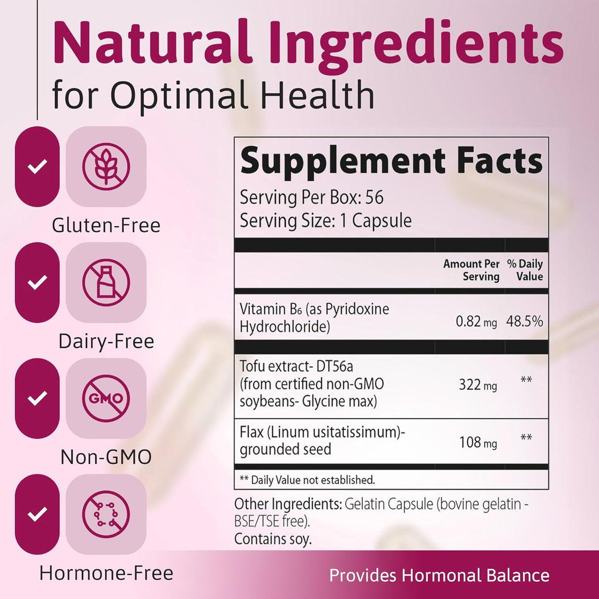 Suplementos Femarelle Recharge para la Menopausia 1 Mes