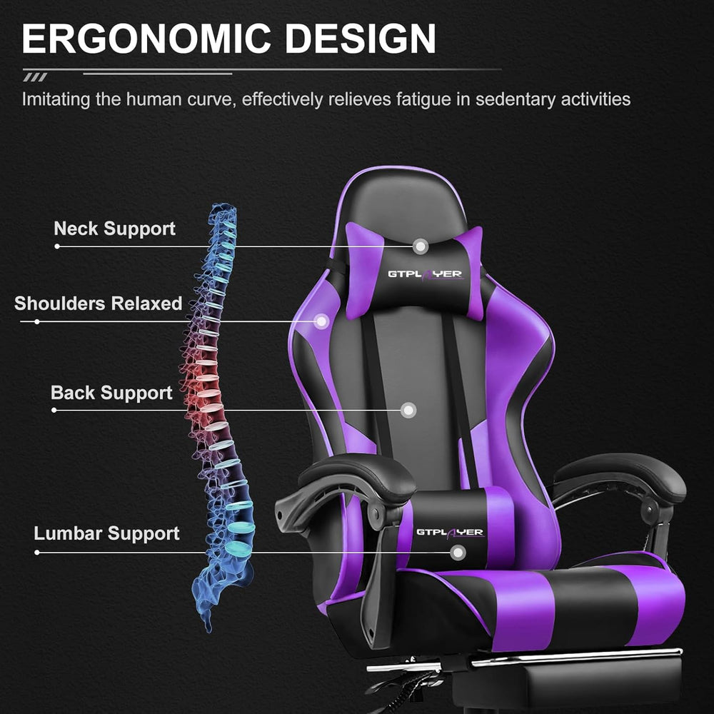 Silla Gamer con asiento giratorio de 360° gt800a GTPLAYER
