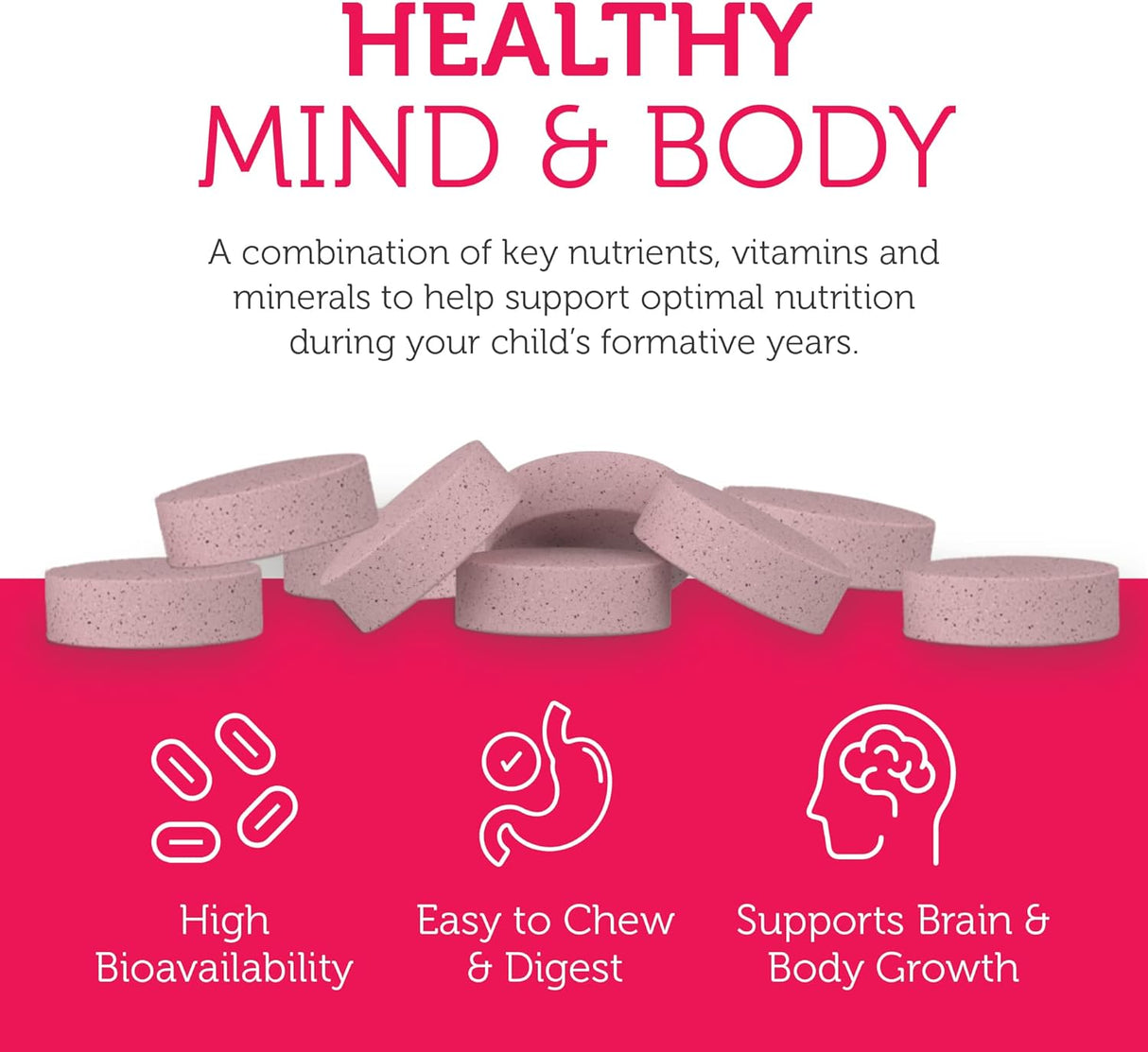 Zahler Multivitamínico masticable para niños sabor para niño