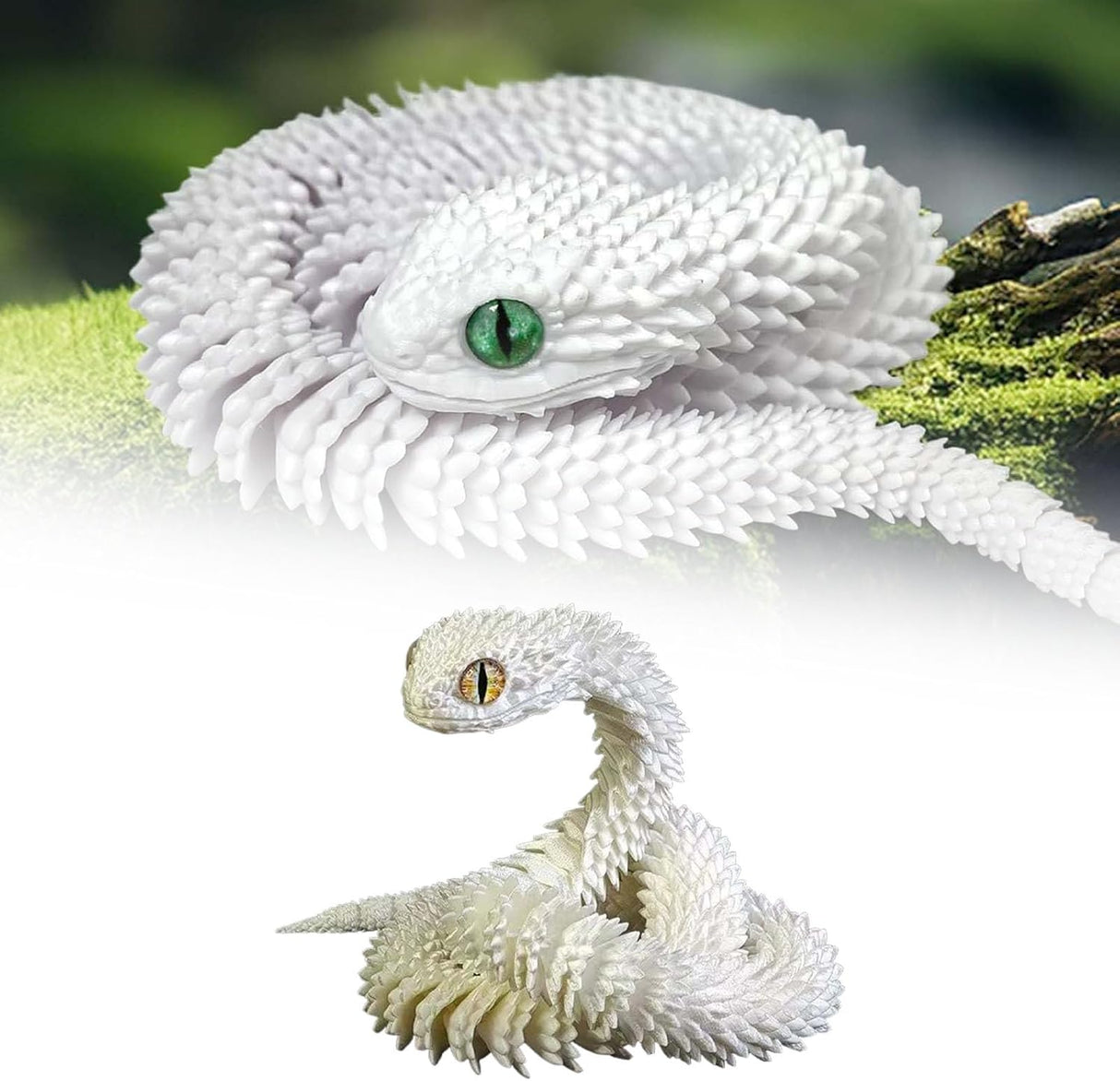 Juguete de serpiente 3D Impresa - Flexible y articulado - Set