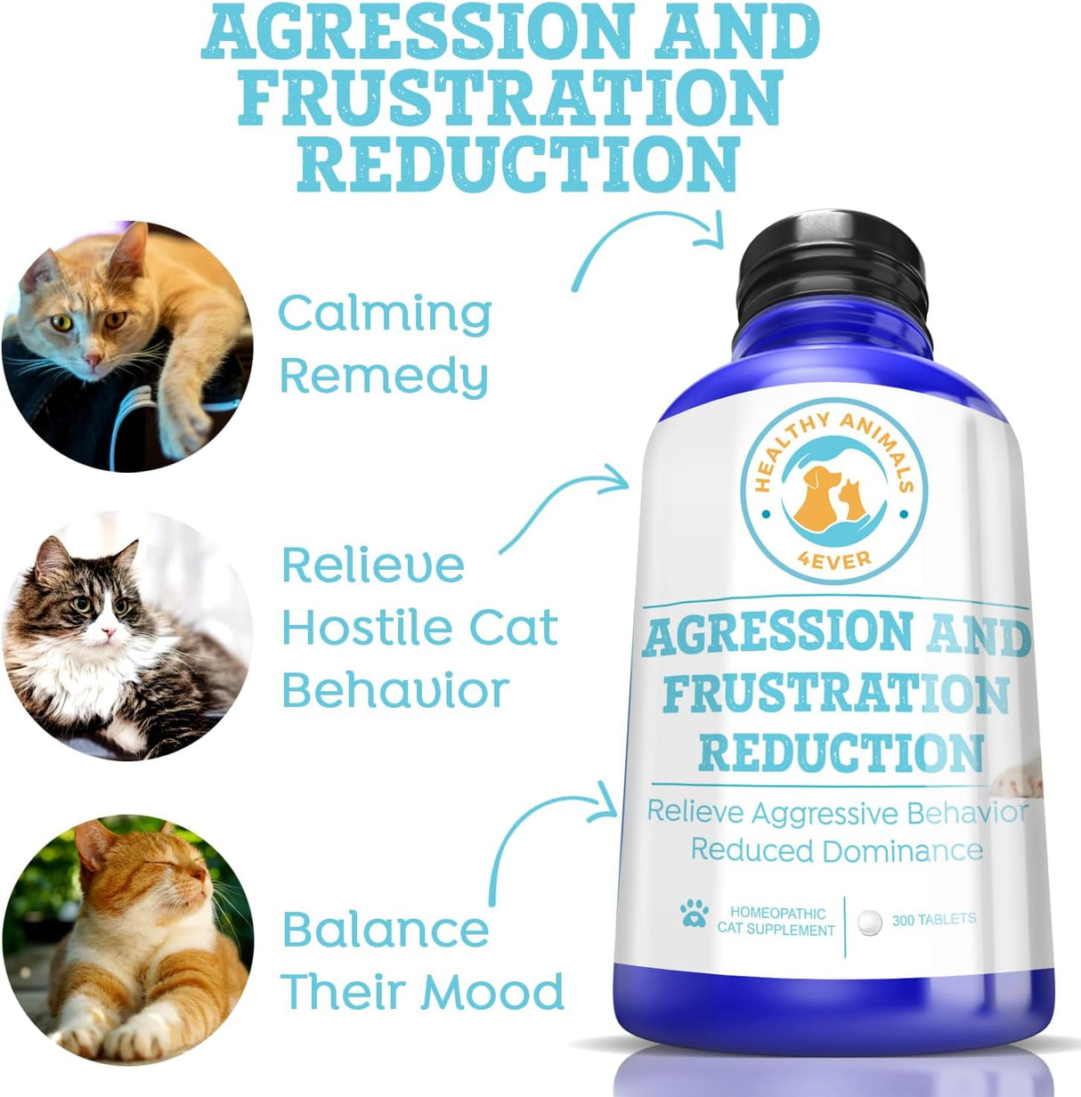 Tabletas calmantes para gatos totalmente naturales Healthy