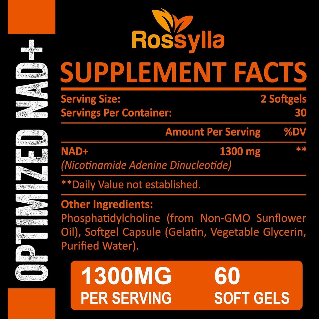 Suplemento liposomal de NAD de 1300 mg La más alta absorción