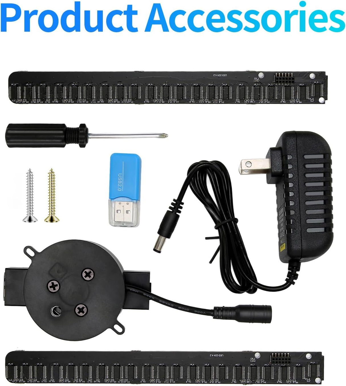 Ventilador Holográfico 3D, 16.5in, Proyector LED 224, Modelo 3D