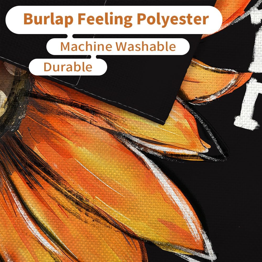 Bandera de Jardín Floral Otoñal Doble Cara 12x18 Pulgadas CF1624-12