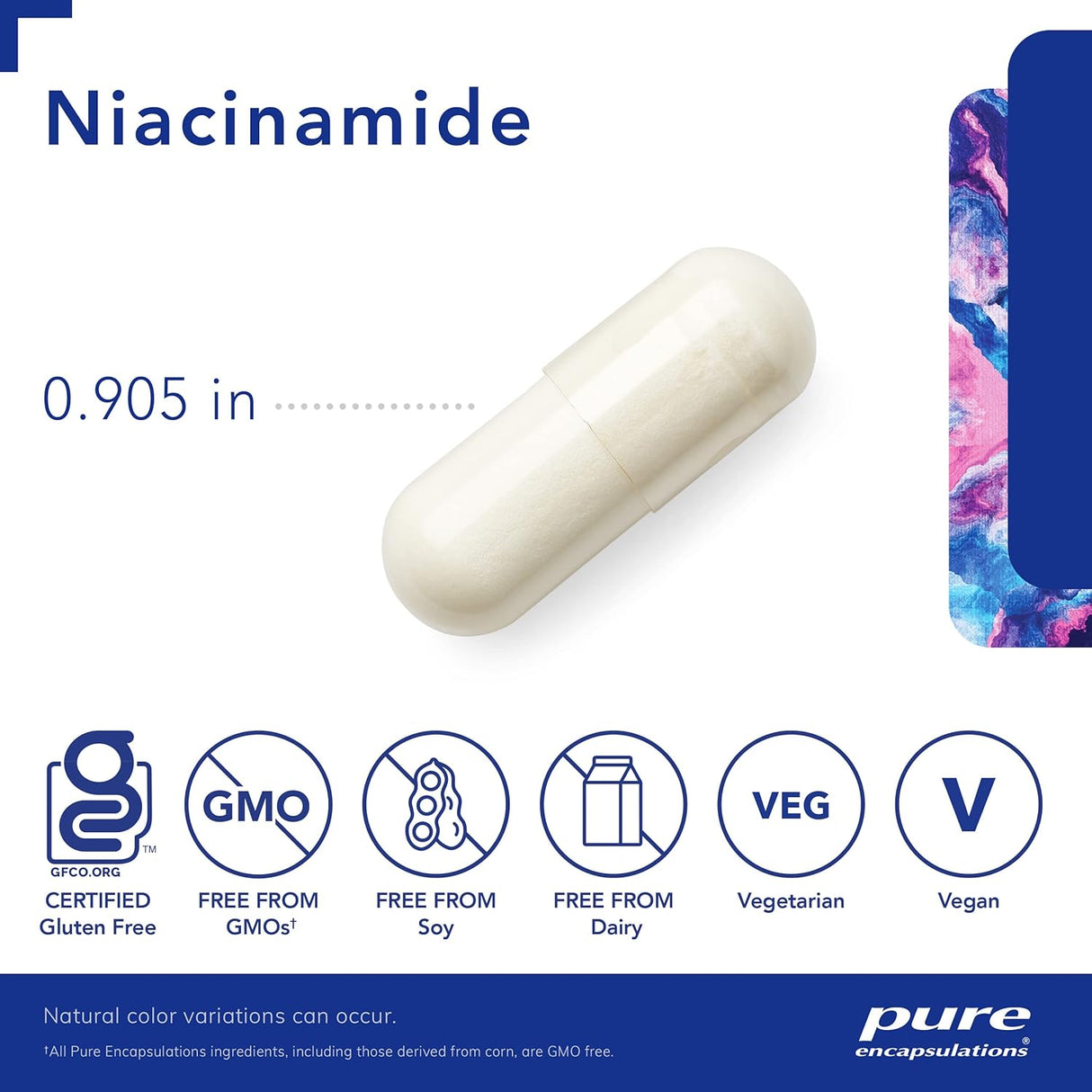 Suplemento Niacinamida de vitamina B3 para metabolismo