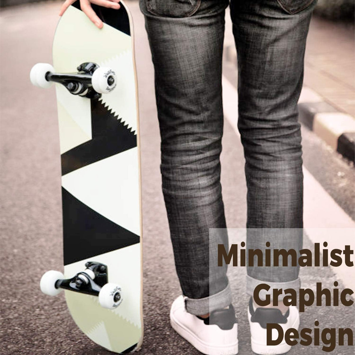 Patineta Completa 31 x 7.88, 7 Capas de Arce, Doble Kick