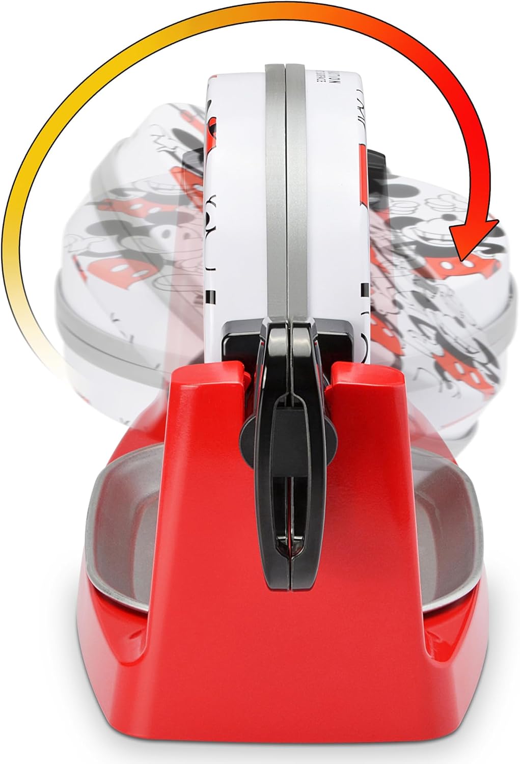 Máquina de Waffles Burbuja Mickey Mouse de Disney, Flip-Over