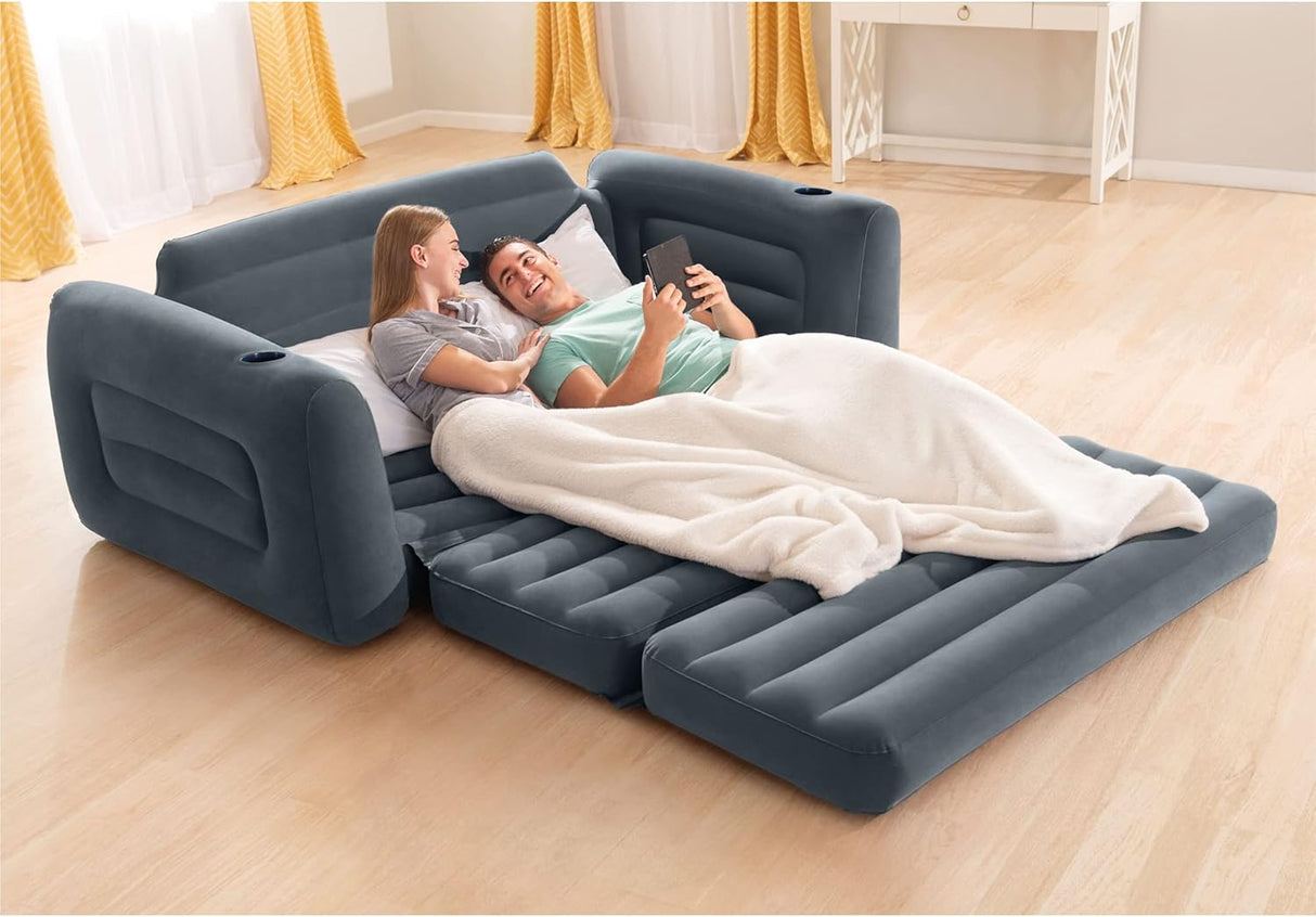 Sofá Inflable Intex 66552EP con portavasos y superficie suave