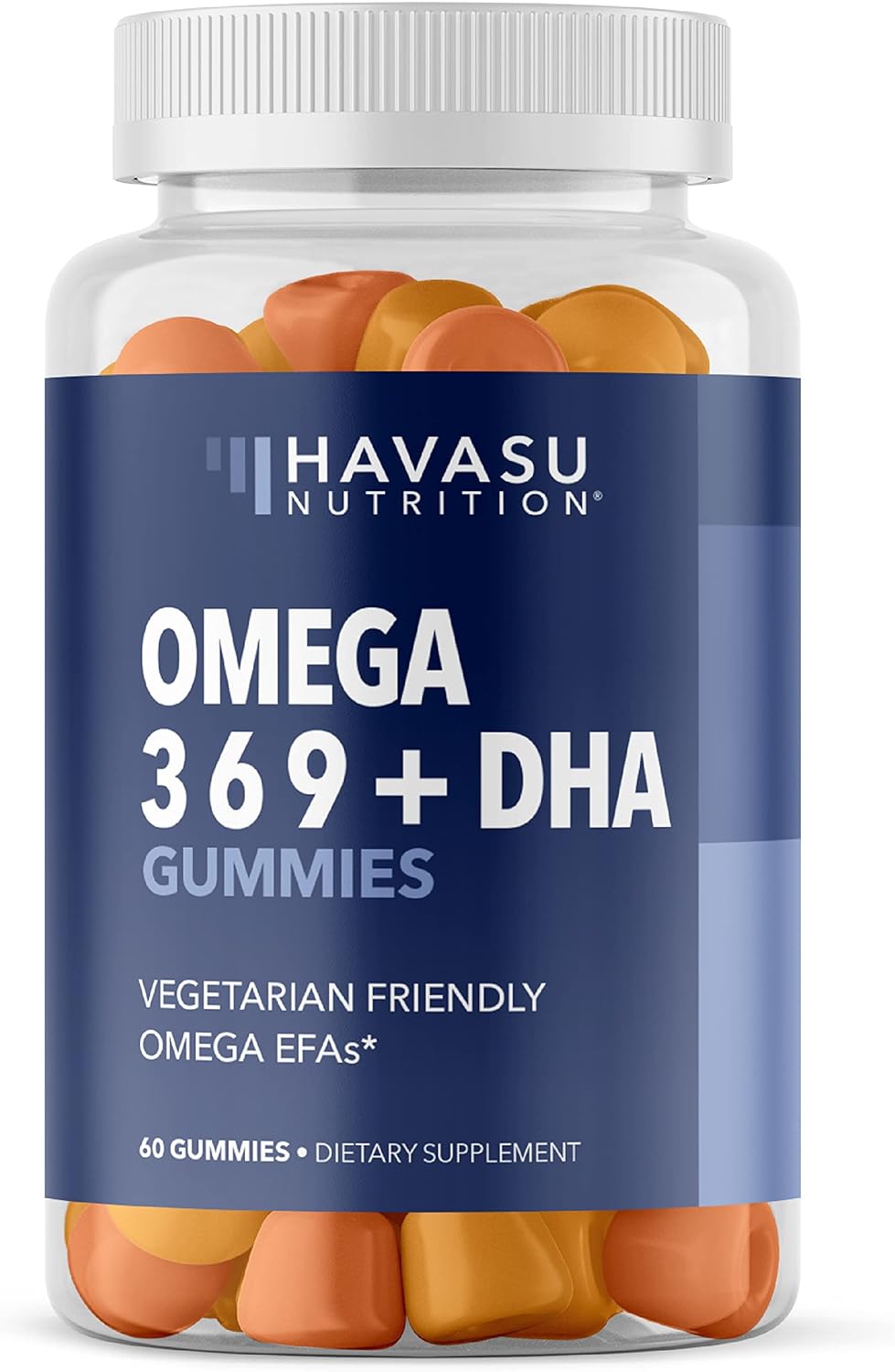 Gomitas Omega 3-6-9 + DHA Vegetarianas Apoyo Integral Adultos