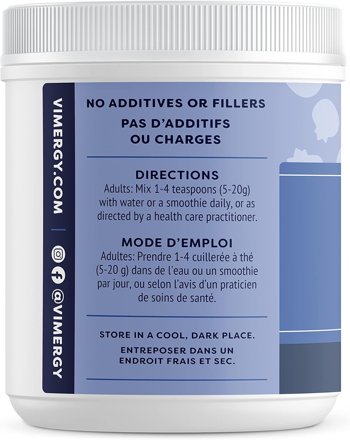 Suplementos Alimenticios silvestres en polvo de Vimergy