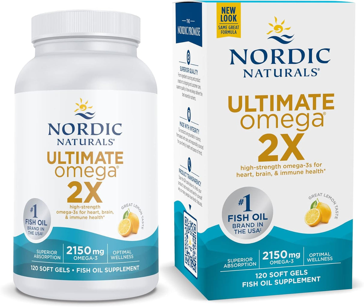 Suplemento Nordic Naturals Ultimate Omega 2X 2,150 mg 120und