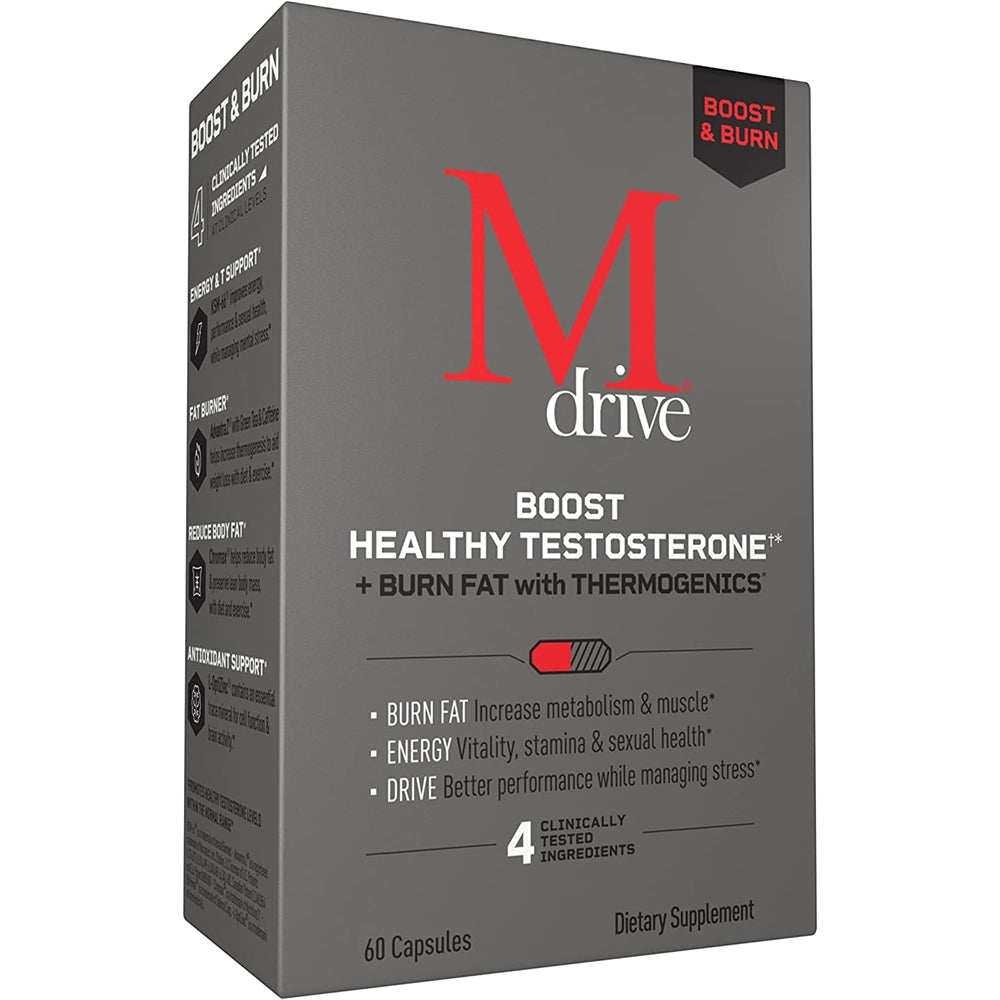 Suplementos Boost and Burn Testosterona Booster 60 cápsulas