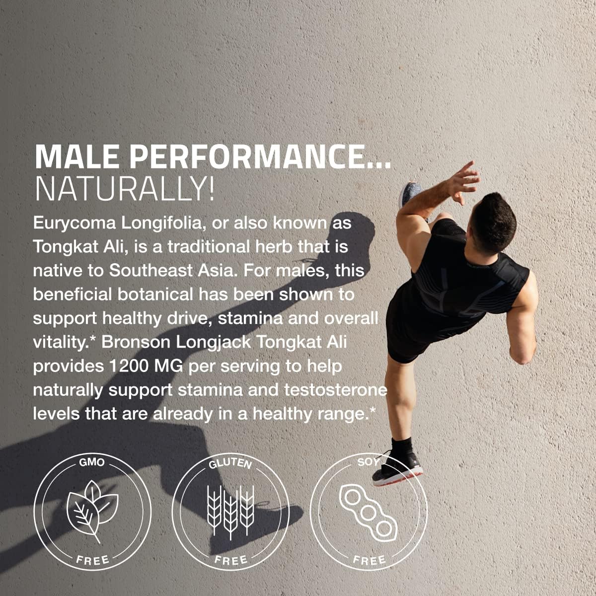 Suplemento apoya la energía sin OMG cápsula