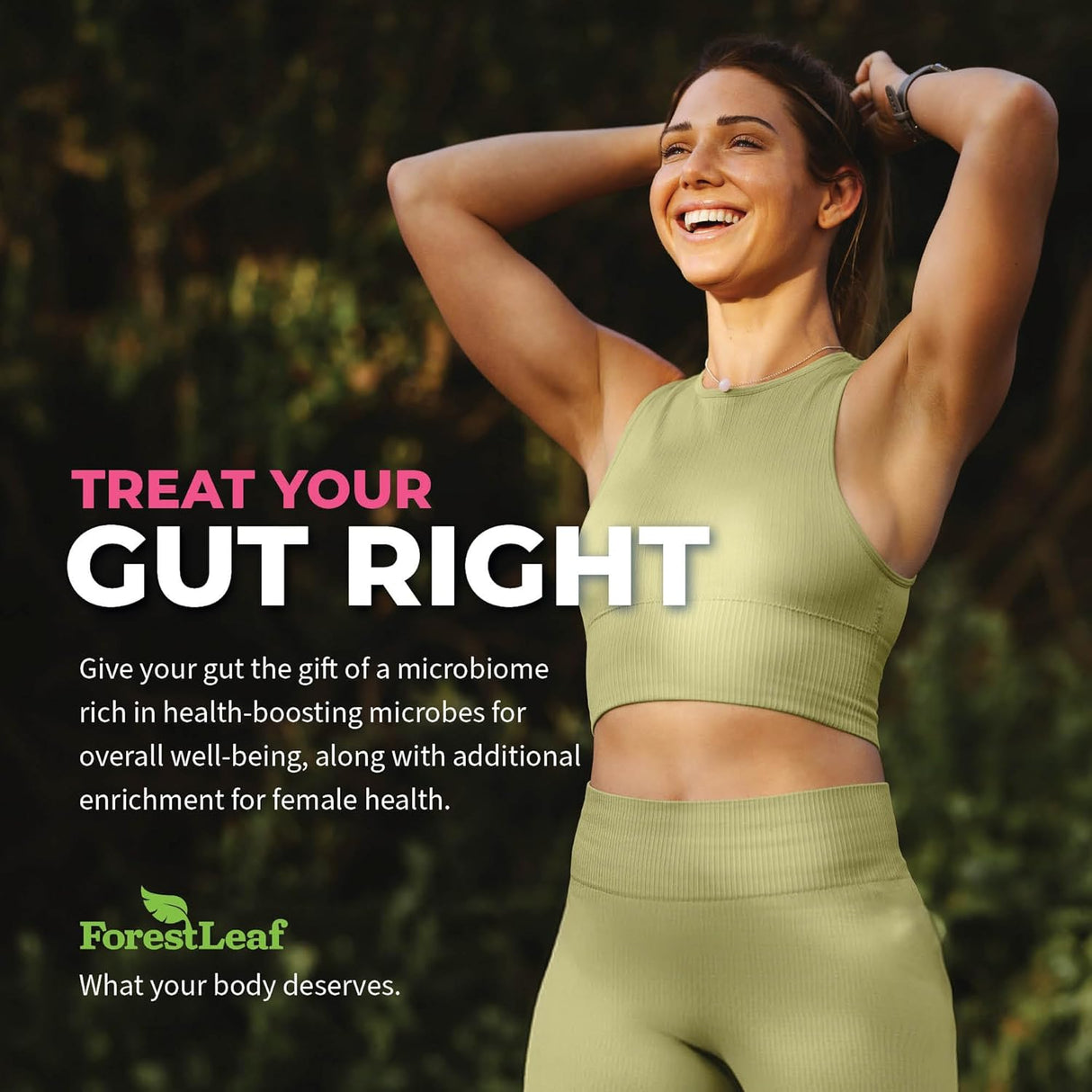 Probiótico para mujer de 50 mil millones de UFC ForestLeaf
