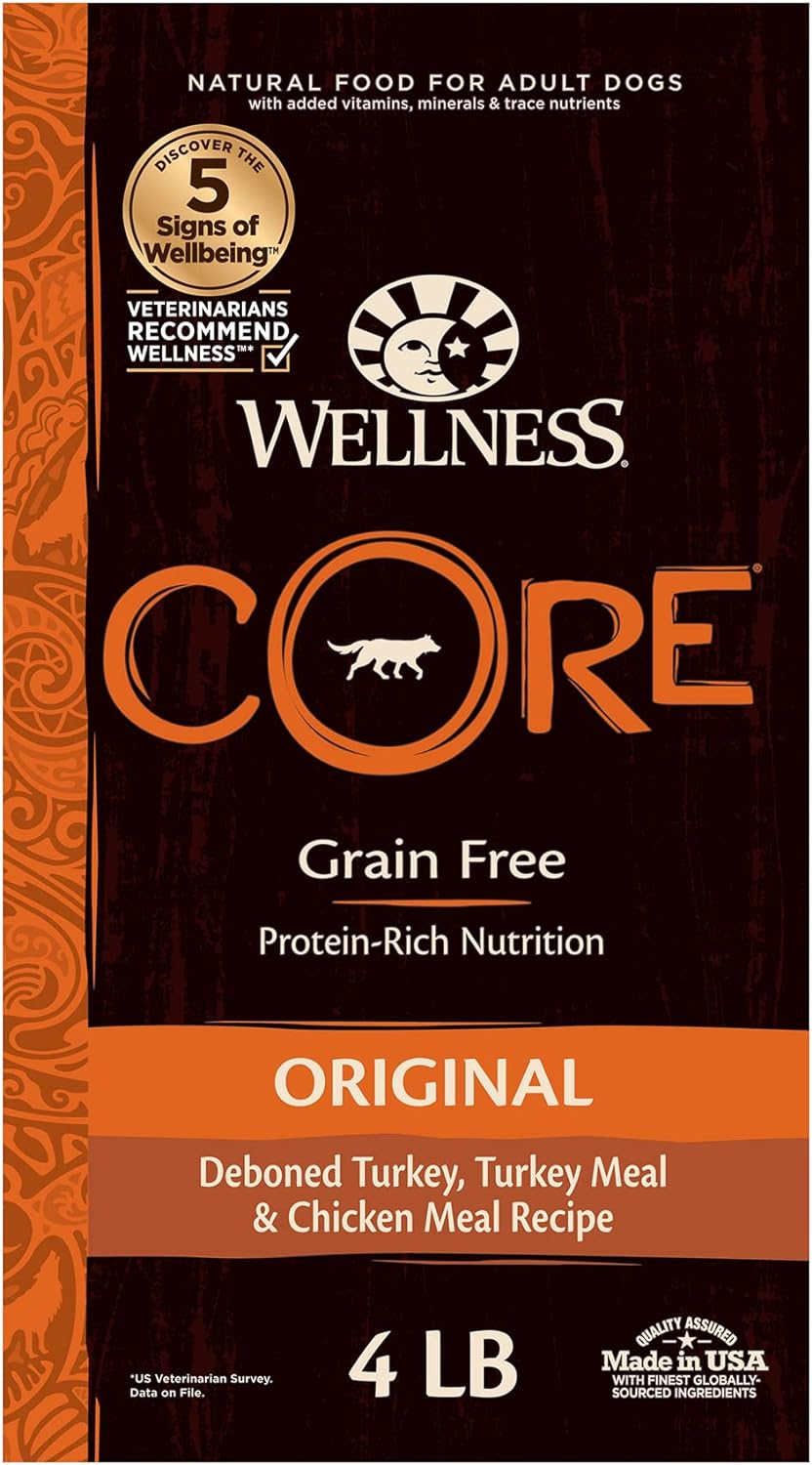 Comida seca para perro sin granos Wellness Core Natural