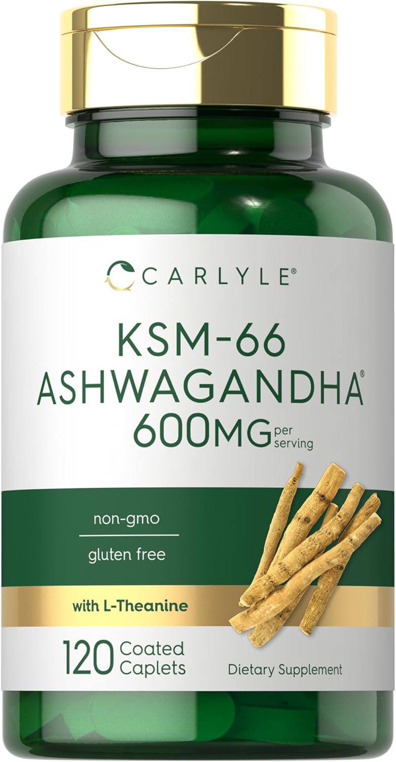 Carlyle KSM-66 Ashwagandha 600mg 120 Caplets