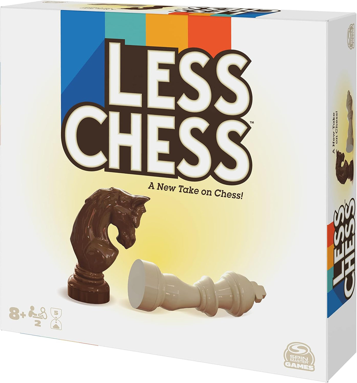 Less Chess - Spin Master - Juego de mesa 2 jugadores, 8+ años