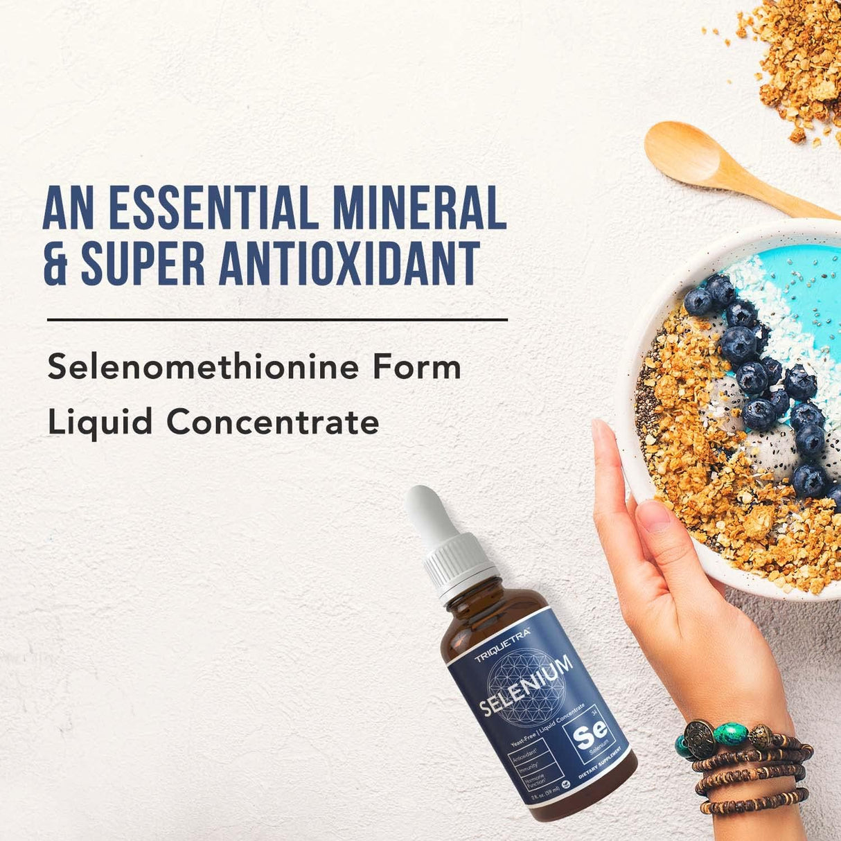 Suplemento Selenio 200 mcg forma de selenometionina 59 ml