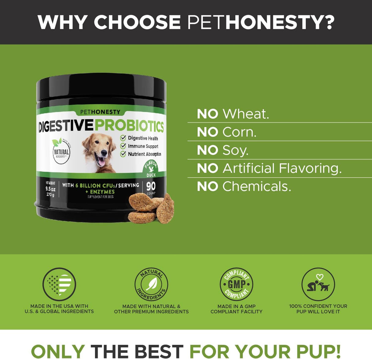 Vitaminas Probióticos para perros avanzados