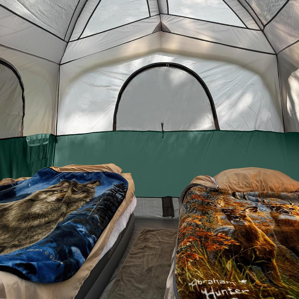 Tienda UNP Carpa 6 Personas Impermeable Fácil Montaje Modelo 10'X9