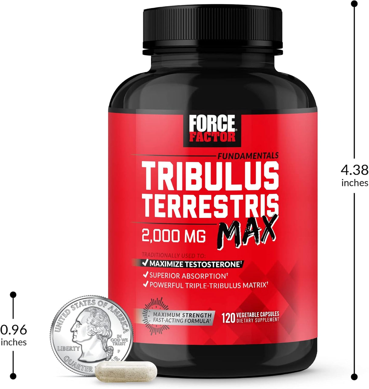 Suplemento Tribulus Terrestris Max refuerzo de testosterona